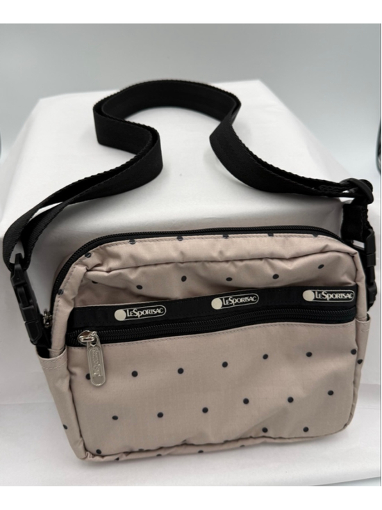 LeSportsac Handbags - Women's LeSportsac Crossbody Bag One Size Beige Black Polka Dot